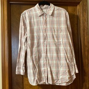 J Crew flannel boyfriend button-up shirt